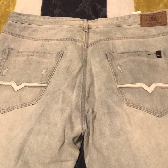 Buffalo David Bitton Jeans Mens Cropped Ripped Jeans Poshmark
